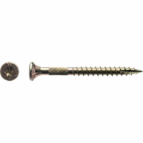 Big Timber #9 x 2 In. Yellow Zinc Wood Screw, 3000PK YTX92